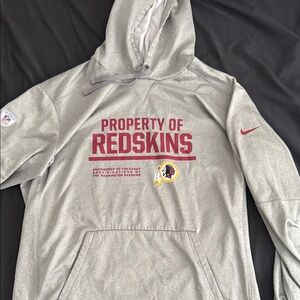 NFL Equipment XL Washington Redskins grey hoodie.